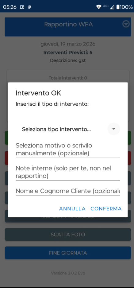App - schermata 3